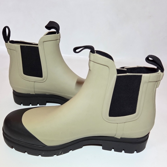 Everlane The Rain Boot Chelsea Chunky Rubber Ankle Rain Boots Sustainable Size 7 - Picture 13 of 16
